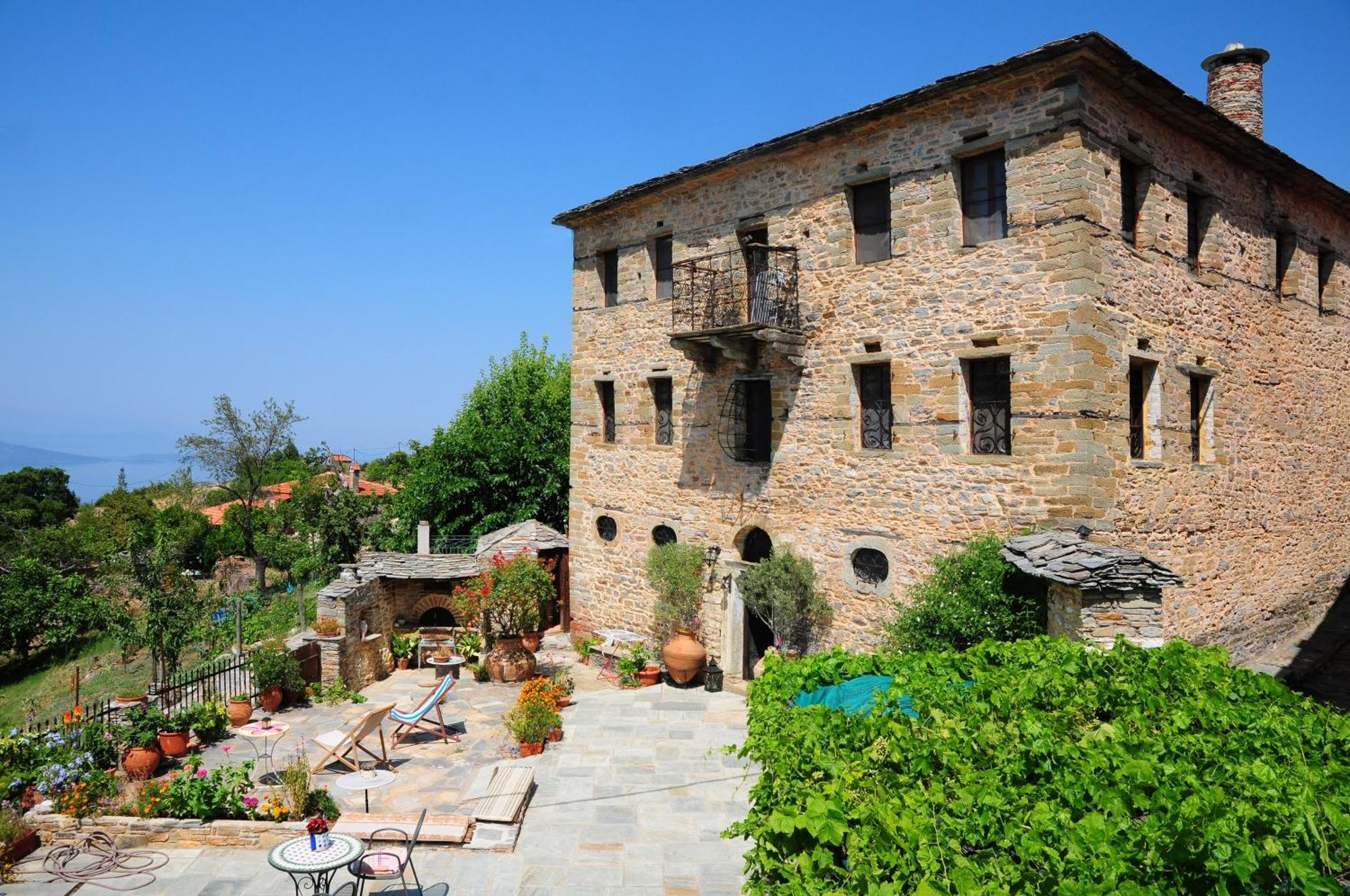 Archontiko Parisis Hotel Lafkos Luaran gambar