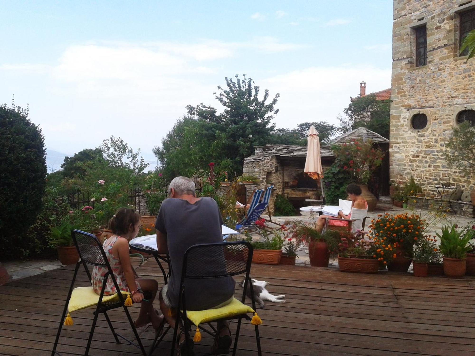 Archontiko Parisis Hotel Lafkos Luaran gambar