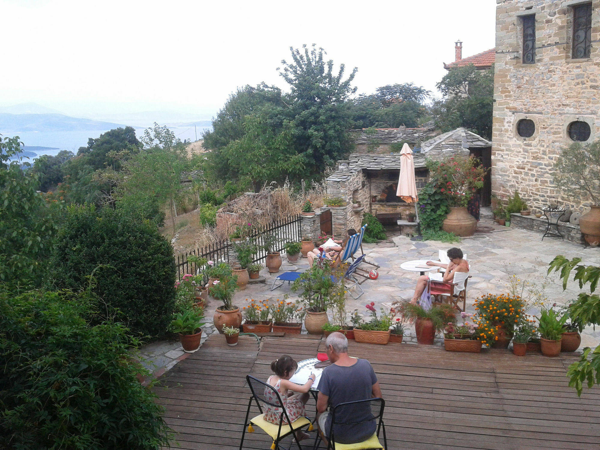 Archontiko Parisis Hotel Lafkos Luaran gambar